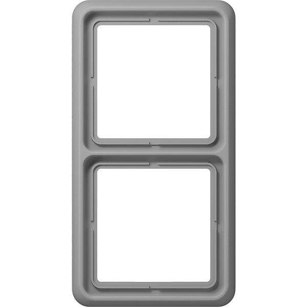 JUNG Rahmen 2-fach gr waage/senkrecht CD 582 GR